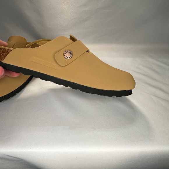 NWT Birkenstock Boston Clog Tan Size 8 8.5 Women’s 39 - Picture 6 of 7